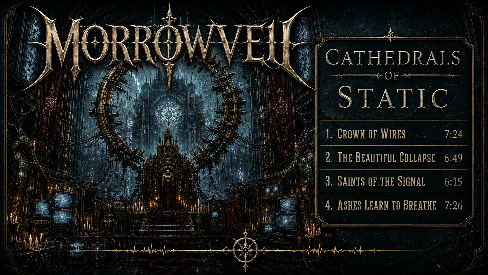 Cathedrals of Static album thumbnail with track list